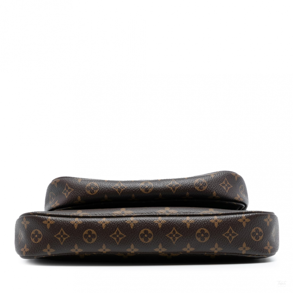 Louis Vuitton Multi Pochette Accessoires Canvas Pouch Crossbody Monogram