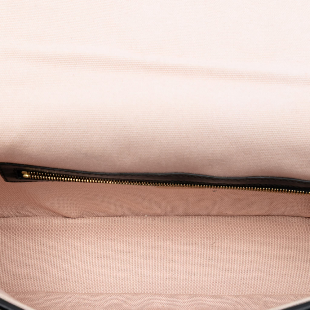 Fendi Zucca Medium Embroidered Canvas Baguette Shoulder Bag Pink