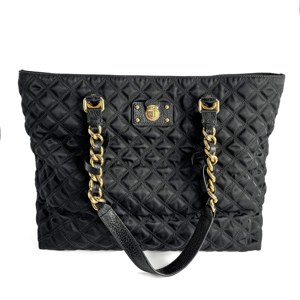 Marc Jacobs Tote Shoulder Bag Nylon Black