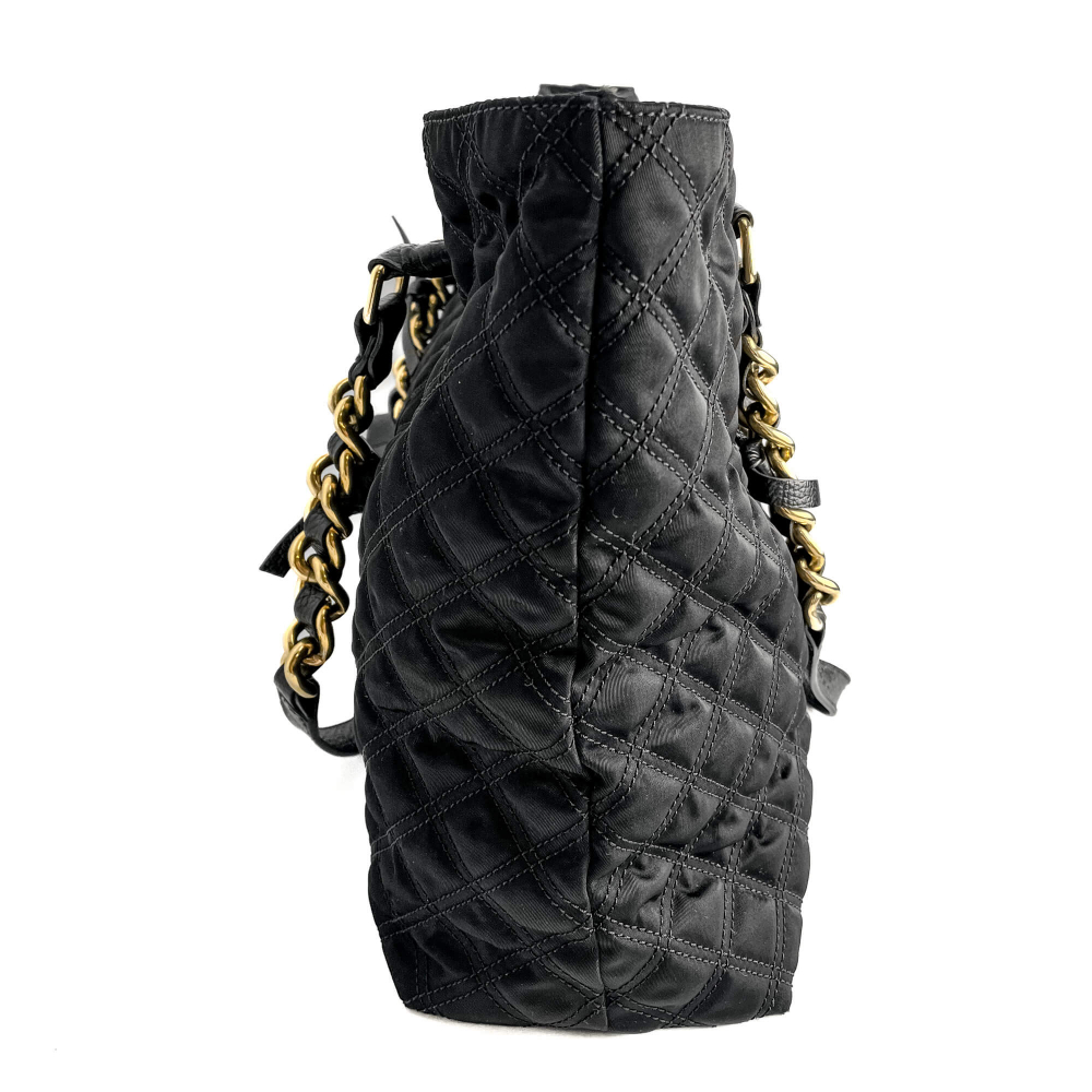 Marc Jacobs Tote Shoulder Bag Nylon Black