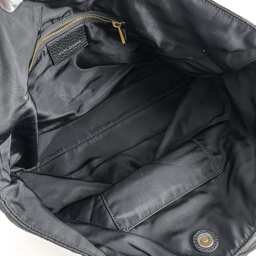 Marc Jacobs Tote Shoulder Bag Nylon Black