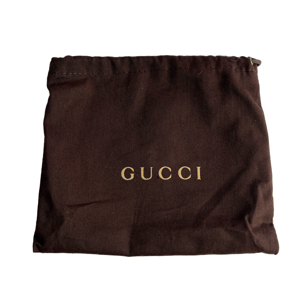 Gucci Blondie Mini Exotic Leather Flap Crossbody Beige x brown