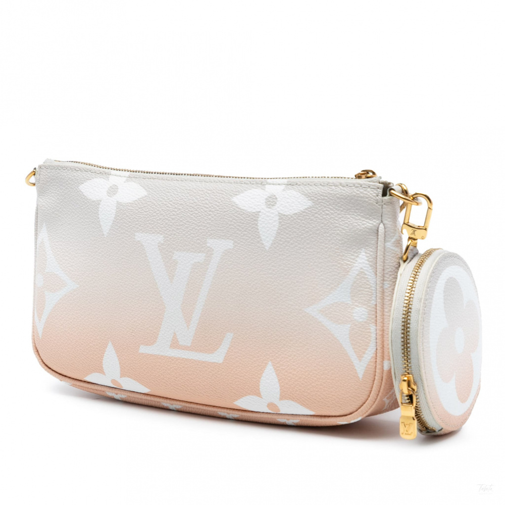 Louis Vuitton Multi Pochette Accessoires Canvas Pouch Crossbody Giant Monogram By The Pool