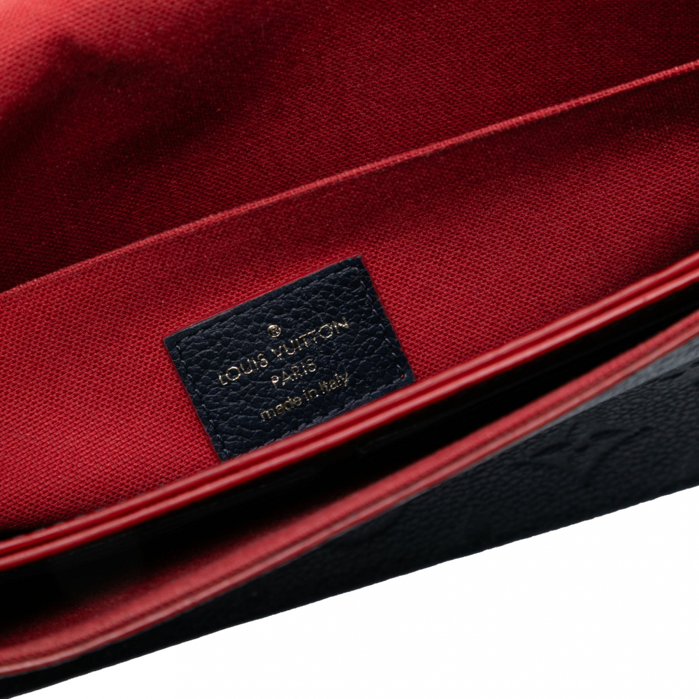 Louis Vuitton Felicie Canvas Pouch Clutch Monogram Empreinte