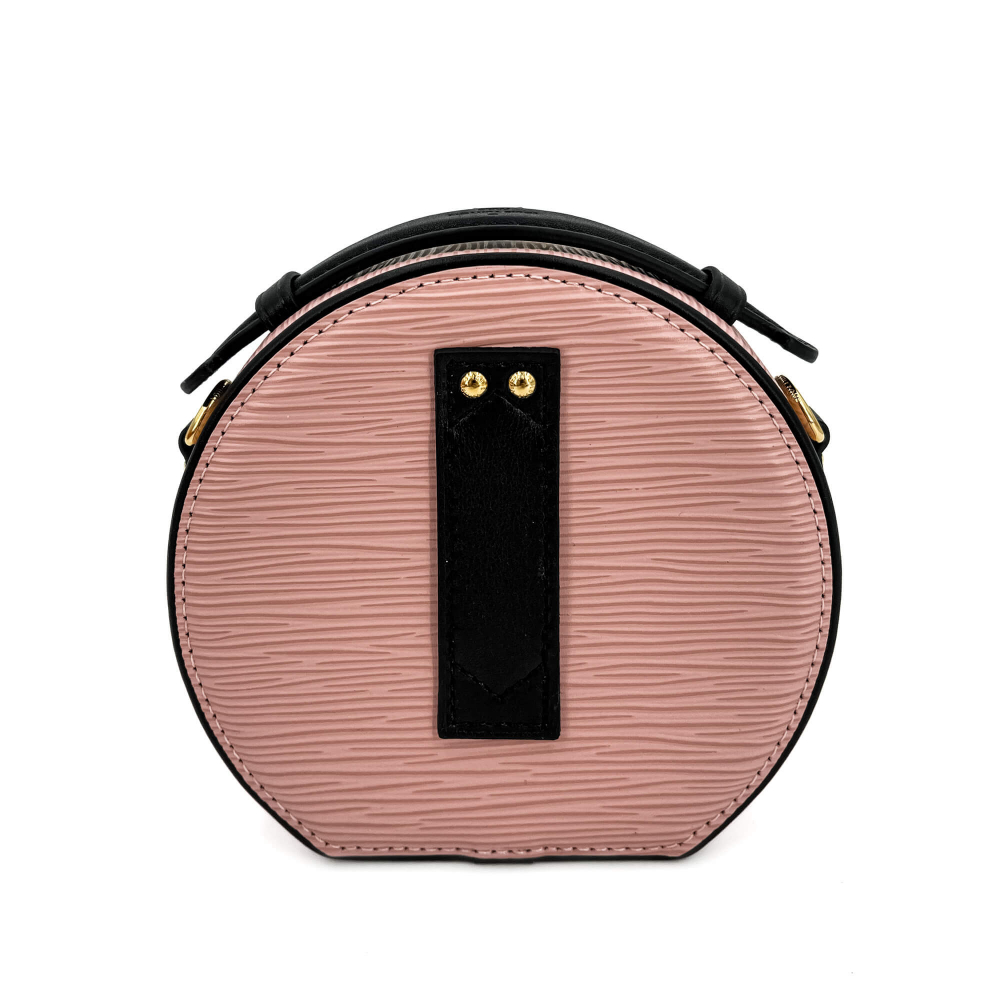 Louis Vuitton Boite Chapeau Epi Leather 2-Ways Crossbody Pink & Black