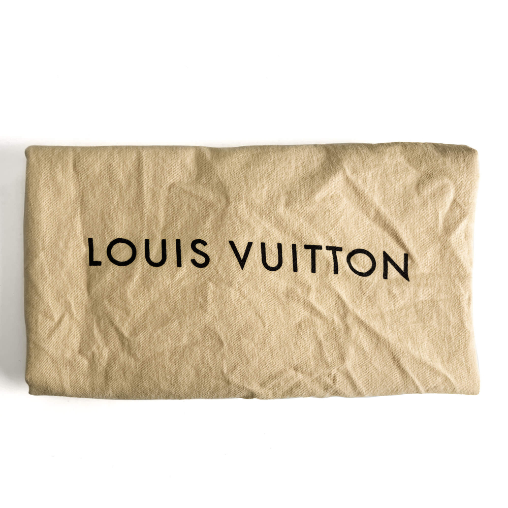 Louis Vuitton Suhali Leather Flap Shoulder Bag Black