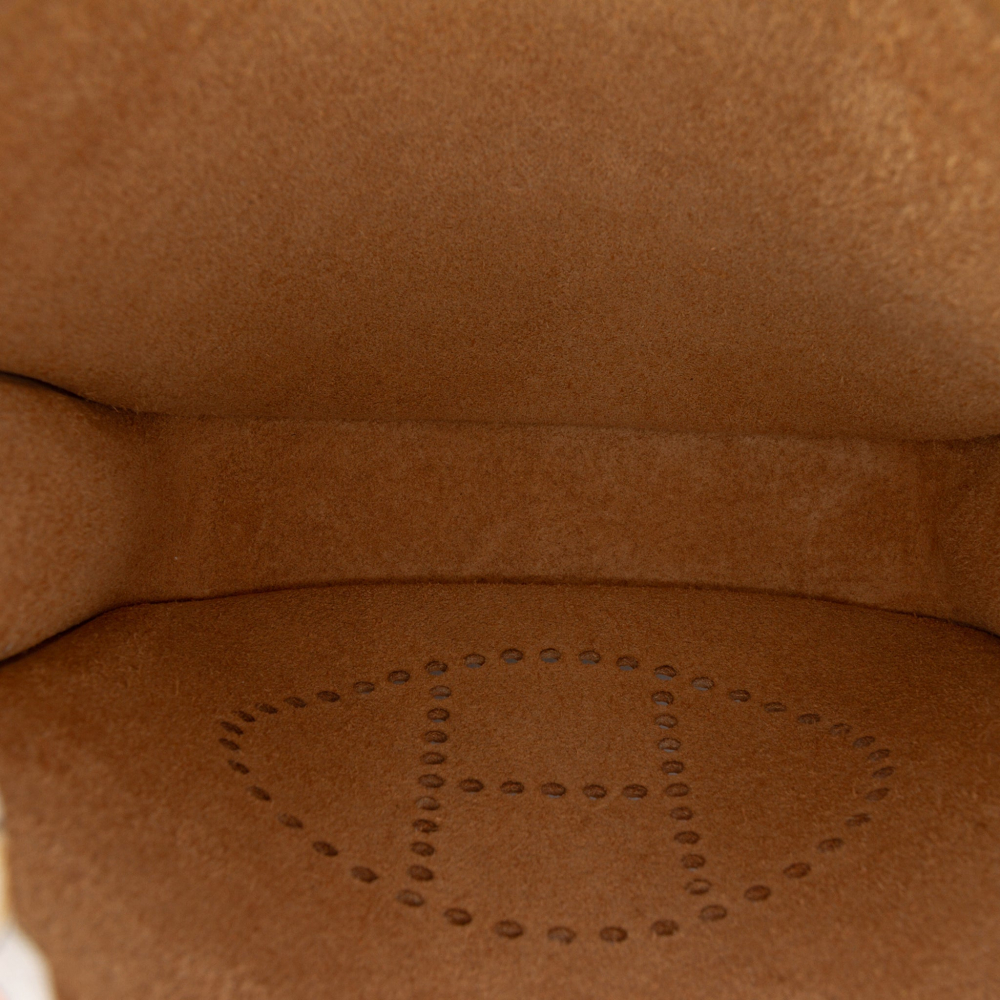 Hermès Evelyne 16 TPM Clemence Leather Hobo Crossbody Biscuit