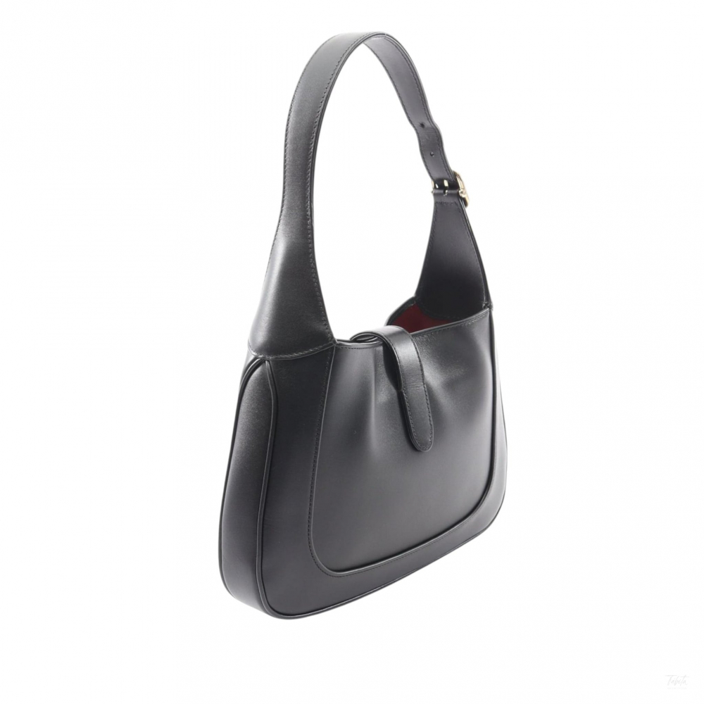 Gucci Jackie 1961 Small Calfskin Hobo Shoulder Bag Black