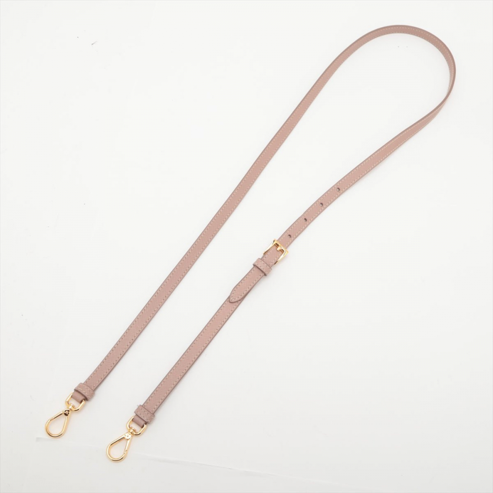 Prada Galleria Small Saffiano Lux Leather 2-Ways Handbag Beige Pink