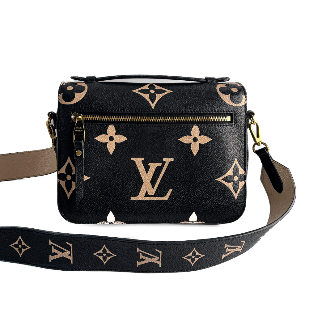 Louis Vuitton Metis Leather Giant Empreinte Leather Flap Crossbody Bicolor