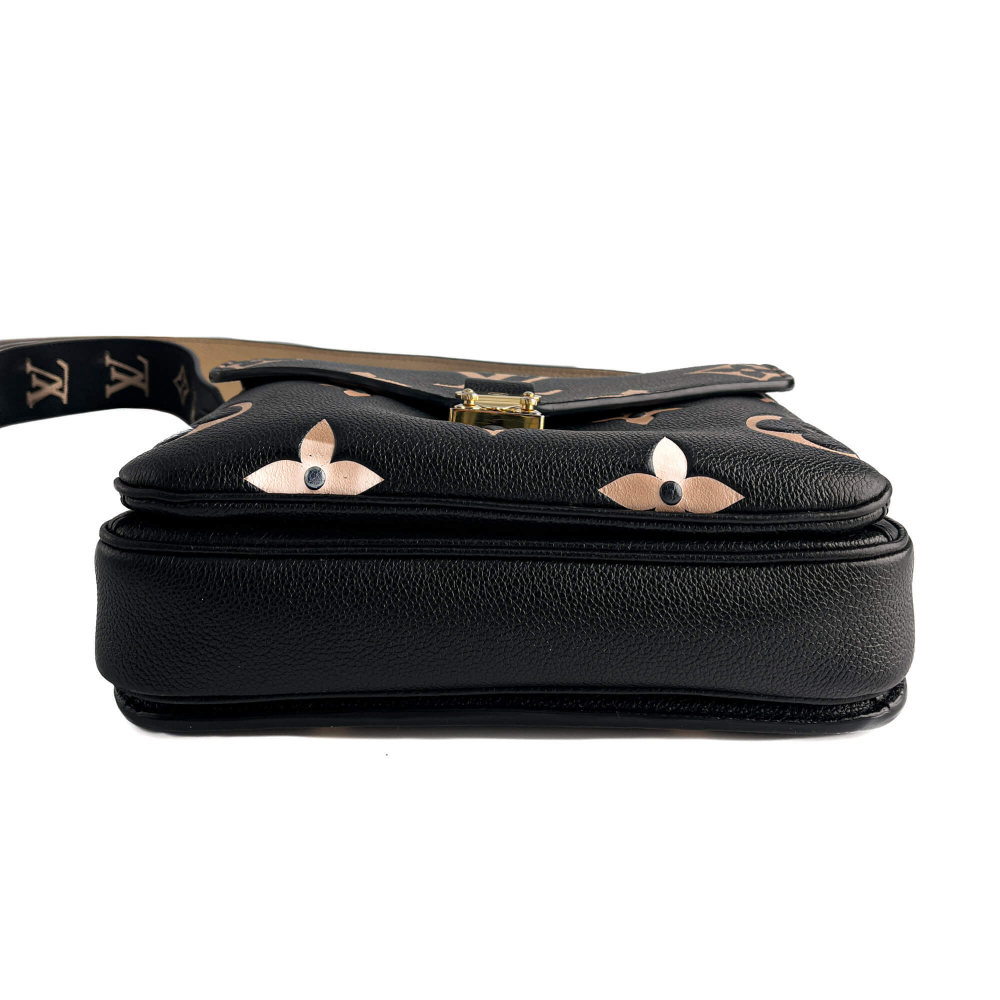 Louis Vuitton Metis Leather Giant Empreinte Leather Flap Crossbody Bicolor