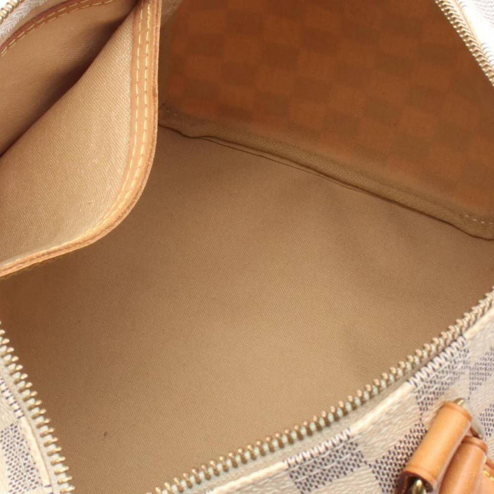 Louis Vuitton Speedy 30 Canvas Trunk Crossbody Damier Azur