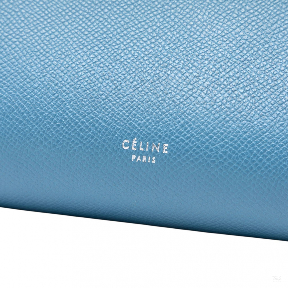 Celine Belt Bag Micro Grained Calfskin Leather 3-Ways Tote Bag Blue
