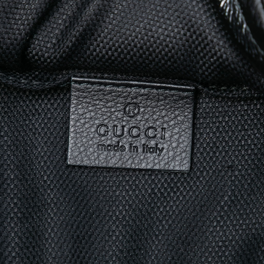 Gucci Disco Soho Patent Leather Camera Crossbody Black