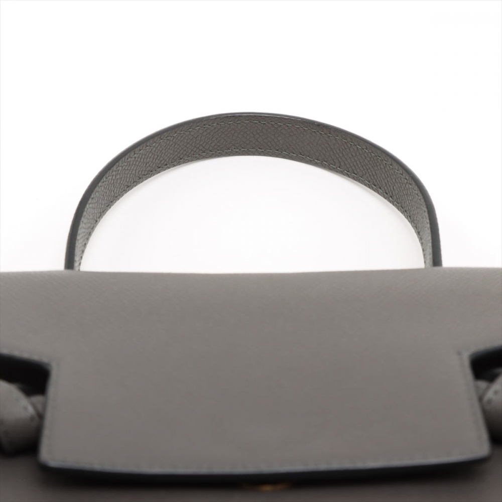 Celine Belt Bag Nano Grained Calfskin Leather Tote Handbag Grey