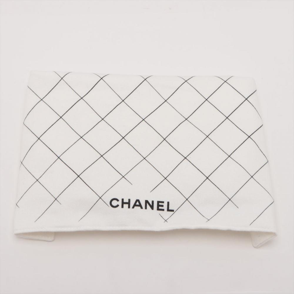 Chanel Classic Double Flap Medium Caviar Leather Matelassè Shoulder Bag Black