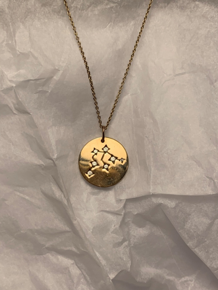 Avinas Zodiac Aquarius Necklace