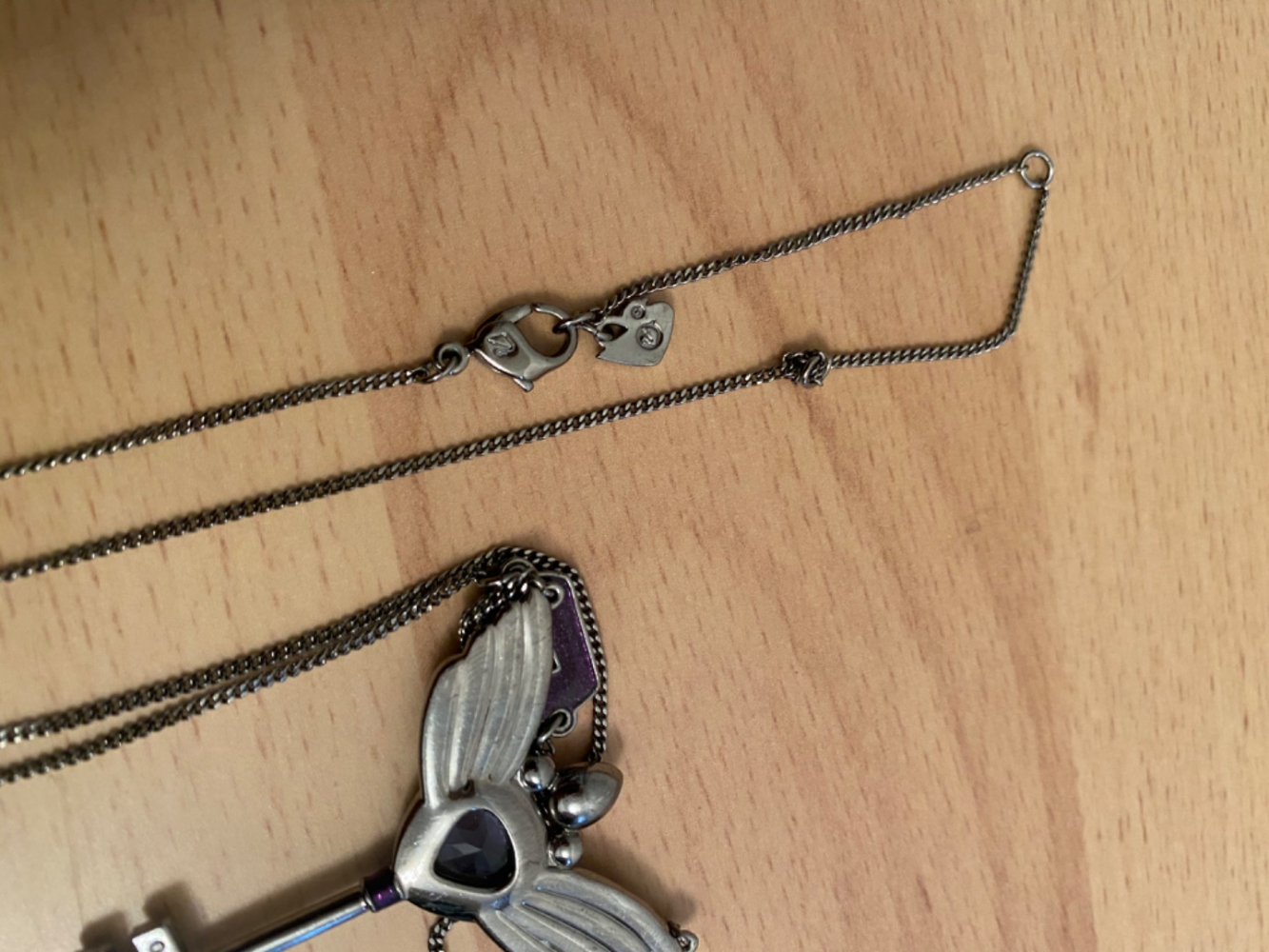 Swarovski Lange Halskette mit Schlüsselanhänger