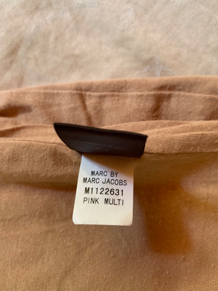 Marc by Marc Jacobs Pink Striped Cotton Dress