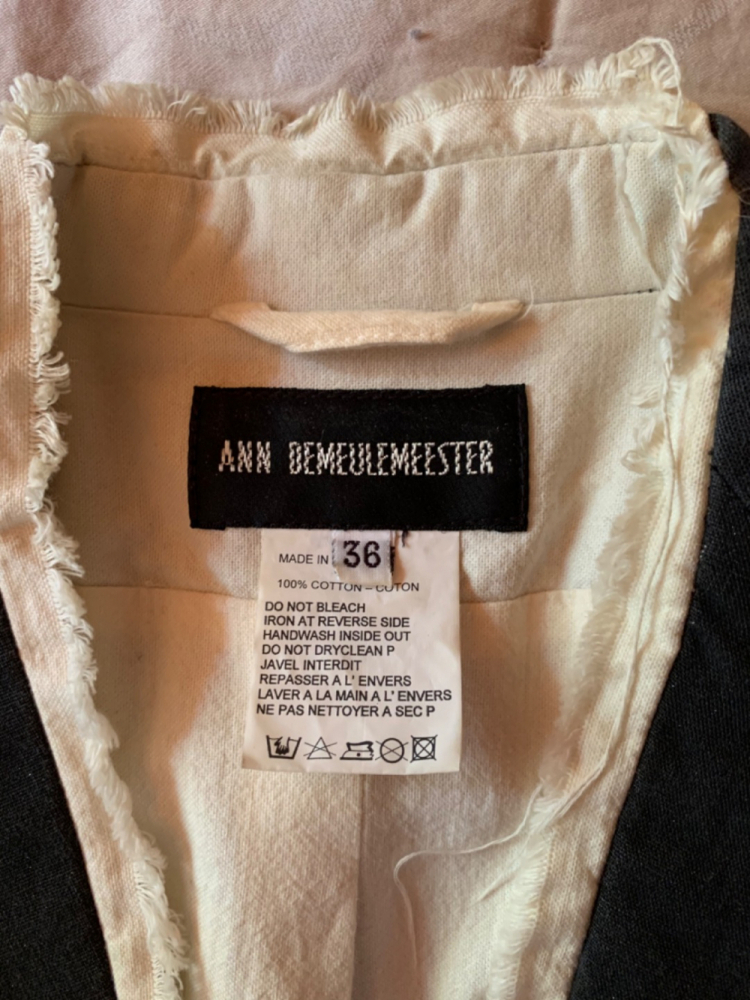 Ann Demeulemeester Blazer ajusté