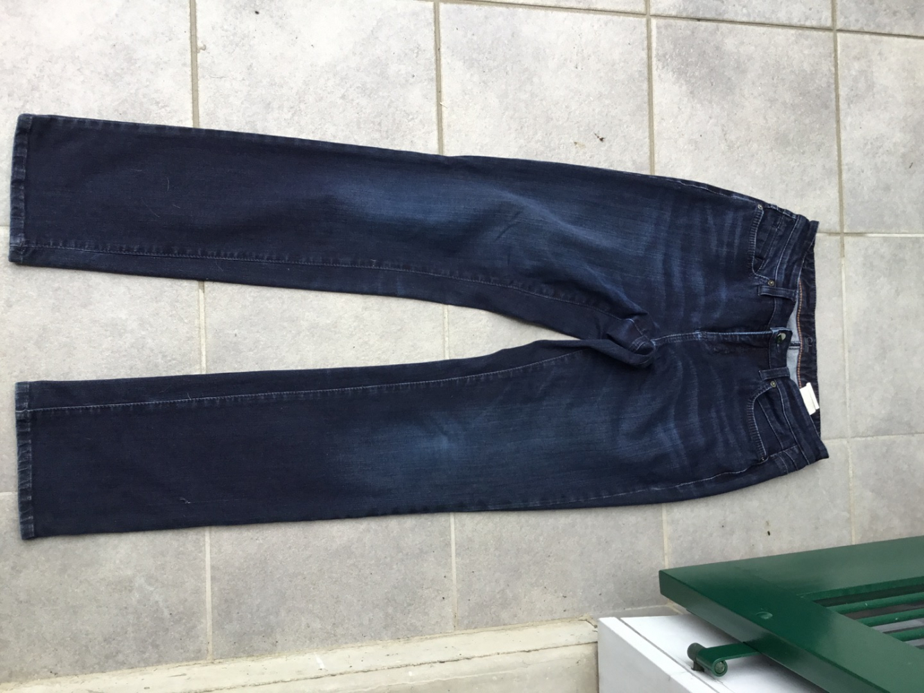 Cambio Parla straight 38 navy blue