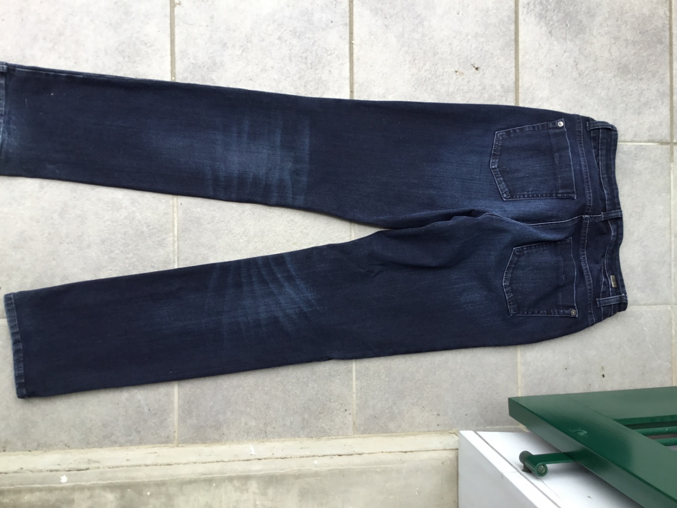 Cambio Parla straight 38 navy blue