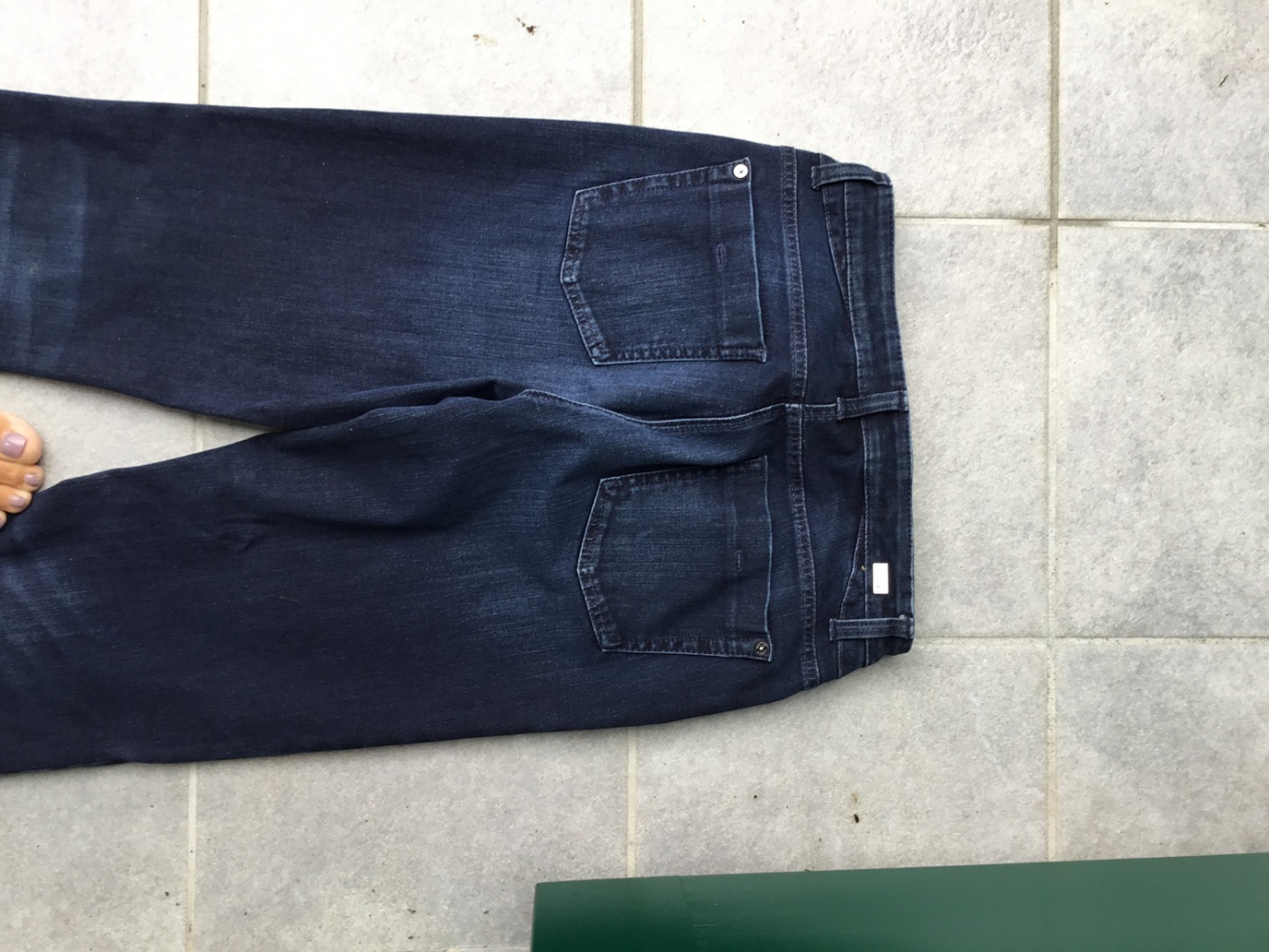 Cambio Parla straight 38 navy blue