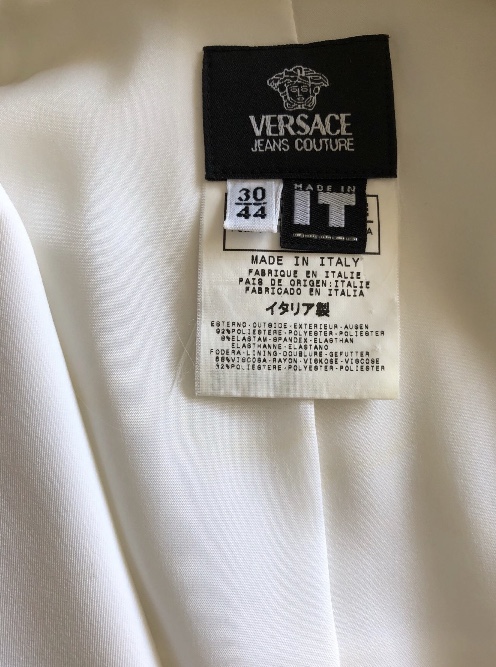 Versace Cocktail jacket with removable jewellery and rhinestones. 3 pieces in 1.