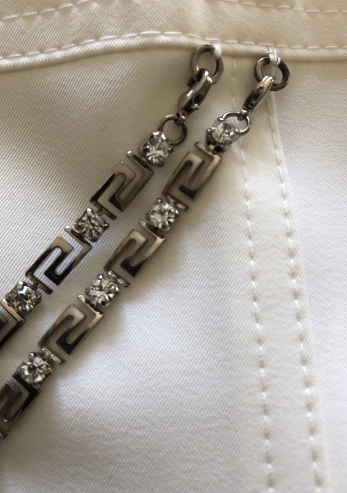 Versace Cocktail jacket with removable jewellery and rhinestones. 3 pieces in 1.