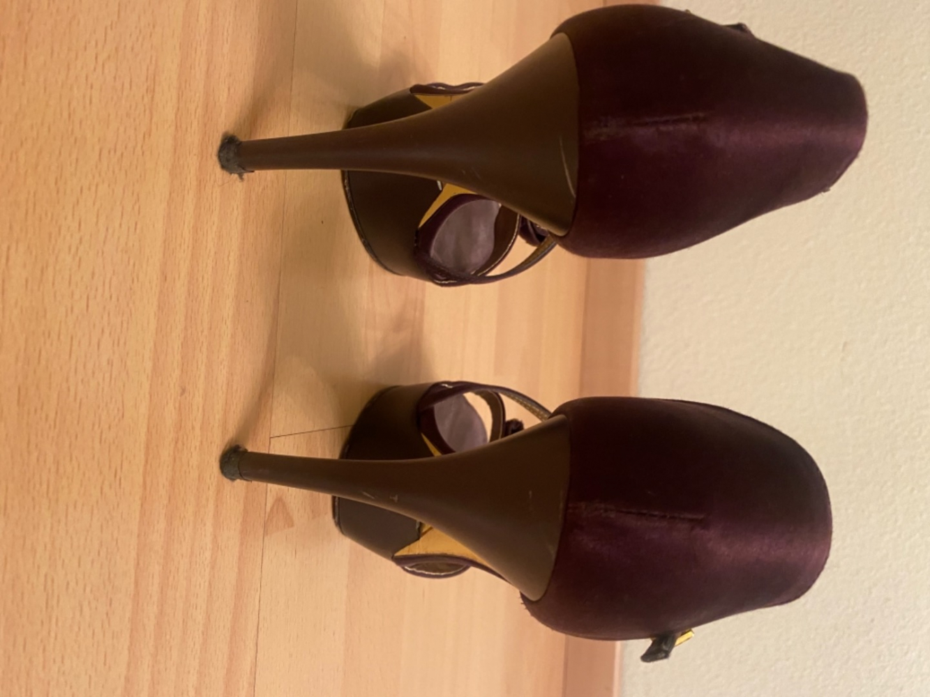 Roberto Cavalli Vintage sandals Deep Purple Lila with jewelry stones