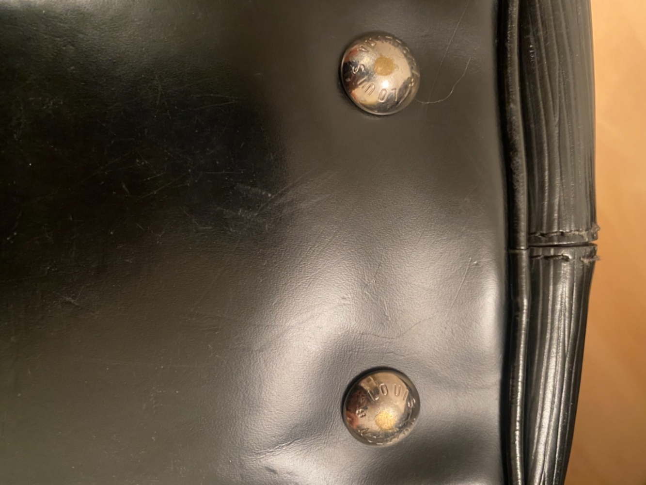 Louis Vuitton Epi Bowling Montaigne GM-Tasche - Handtasche aus Leder und Epi-Leder