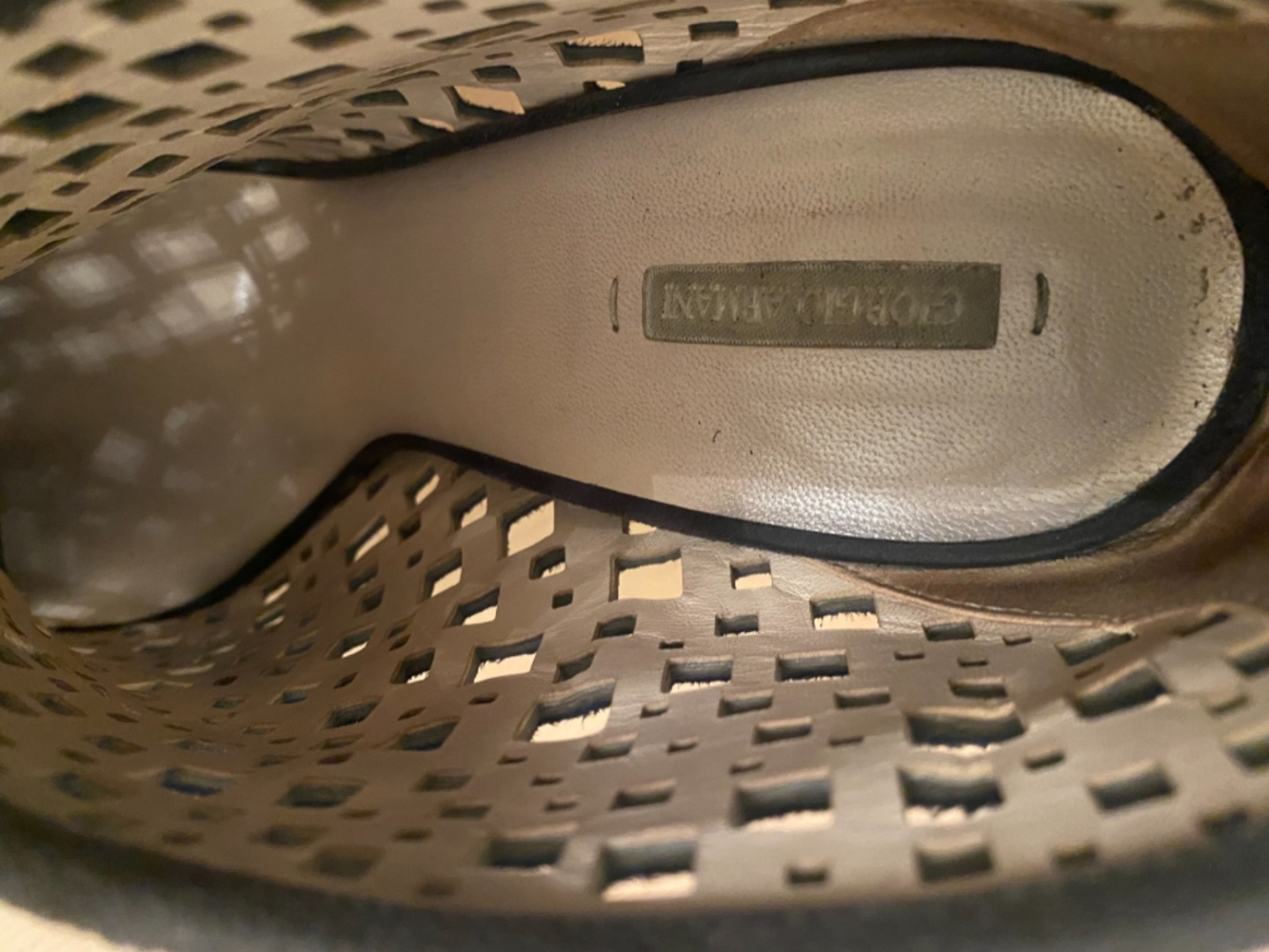 Giorgio Armani Sandales en daim