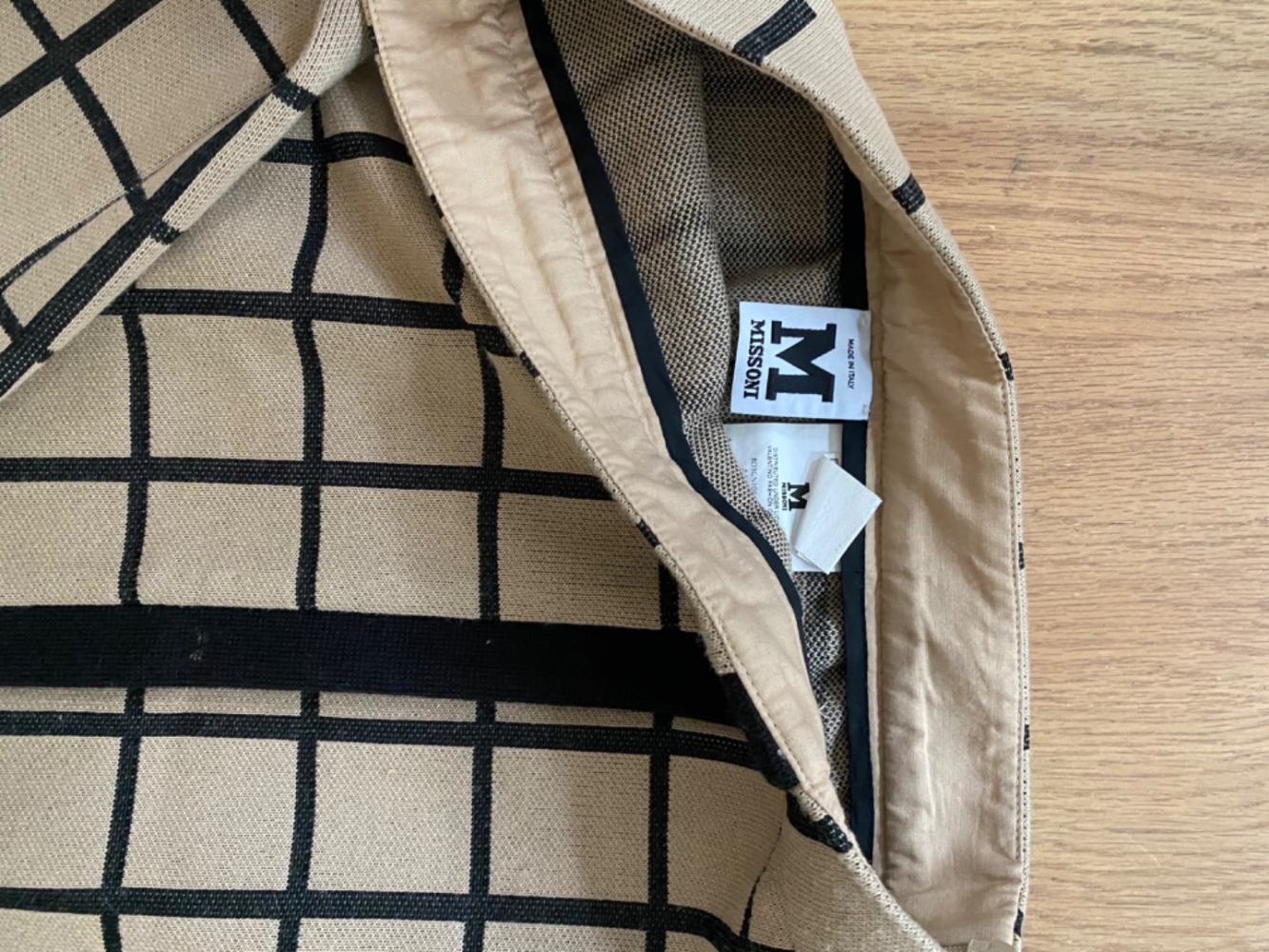 M Missoni Checked skirt