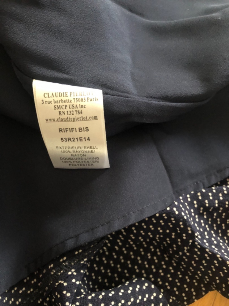 Claudie Pierlot Robe Rififi