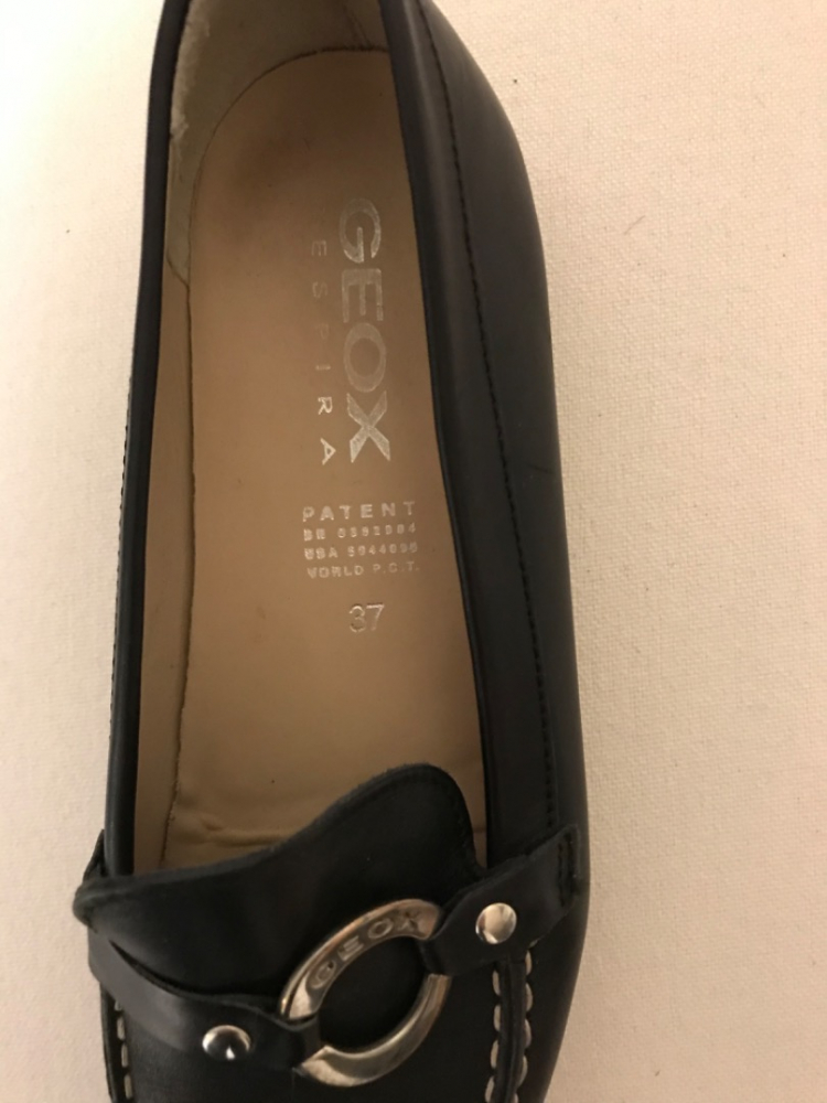 Geox Black moccasins Geox Espira