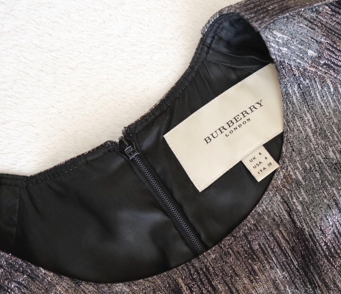 Burberry Metallic dress