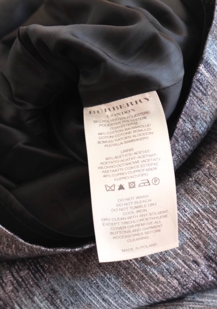 Burberry Metallic dress