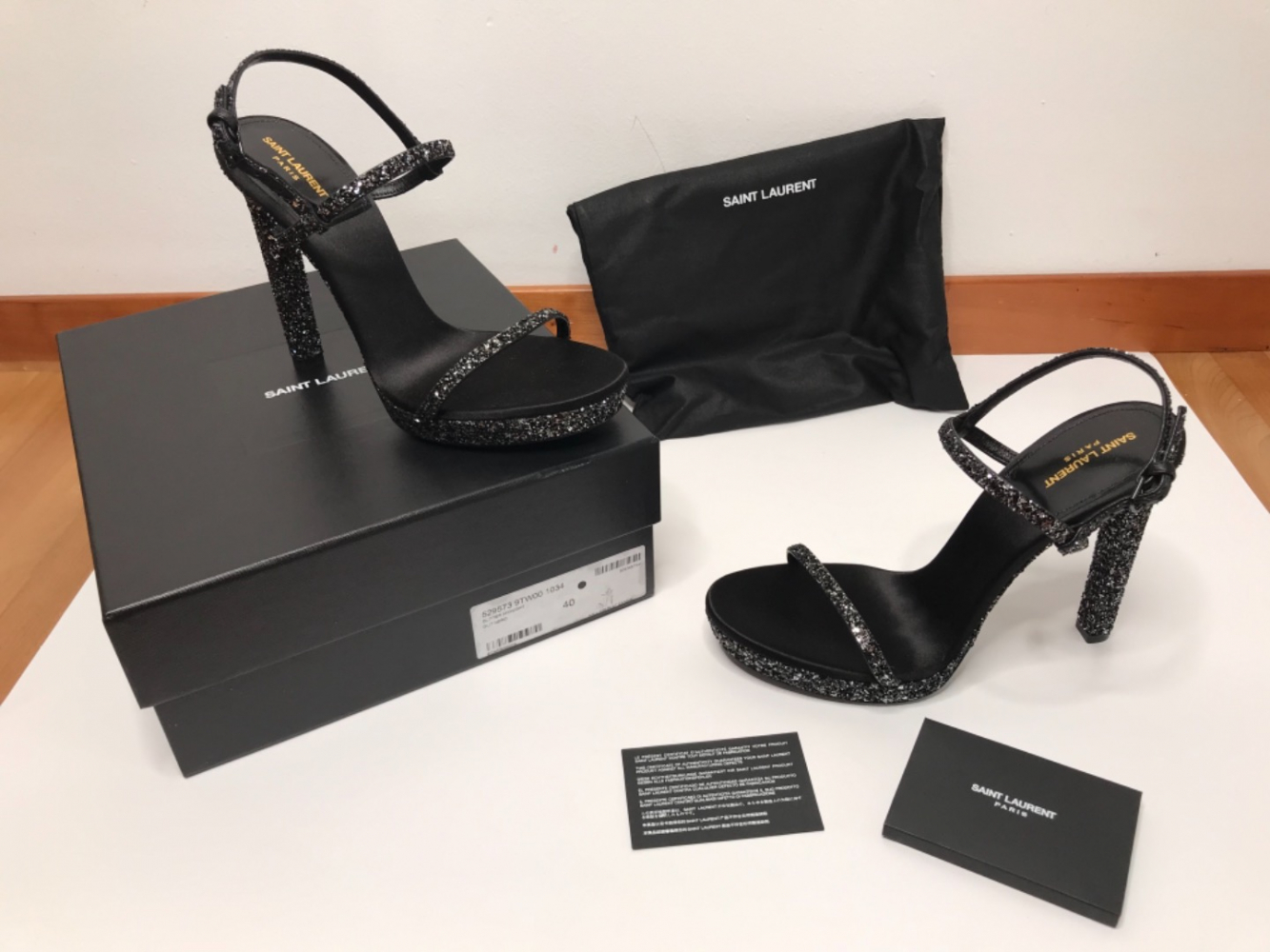 Saint Laurent Hall Glitter Midnight