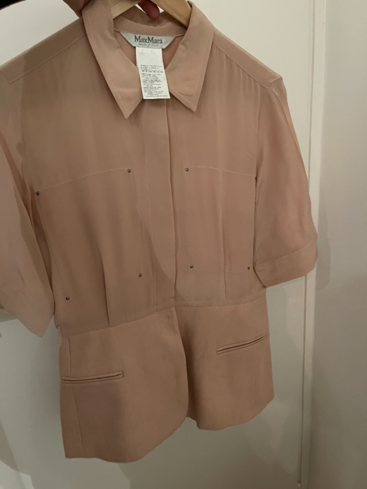 Max Mara Schöne Seidenhemdjacke