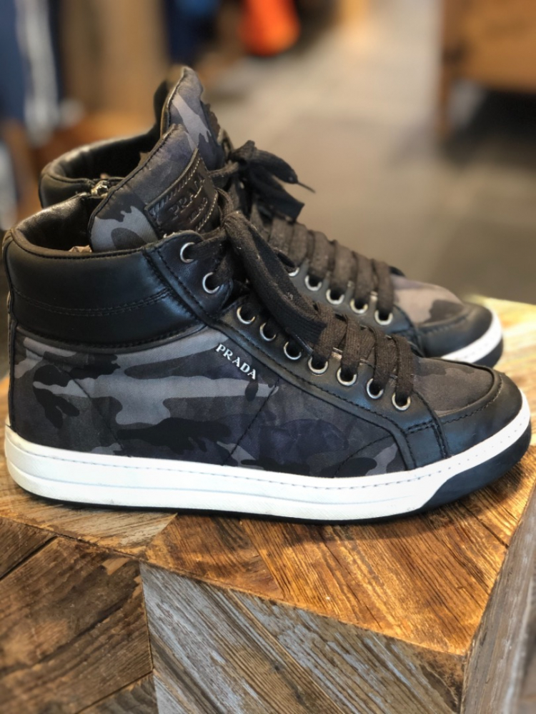 Prada Hohe Tops Turnschuhe