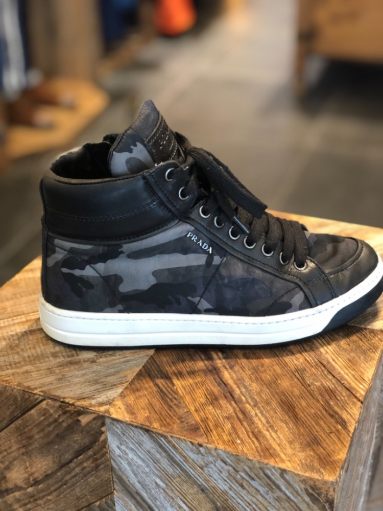 Prada Hohe Tops Turnschuhe