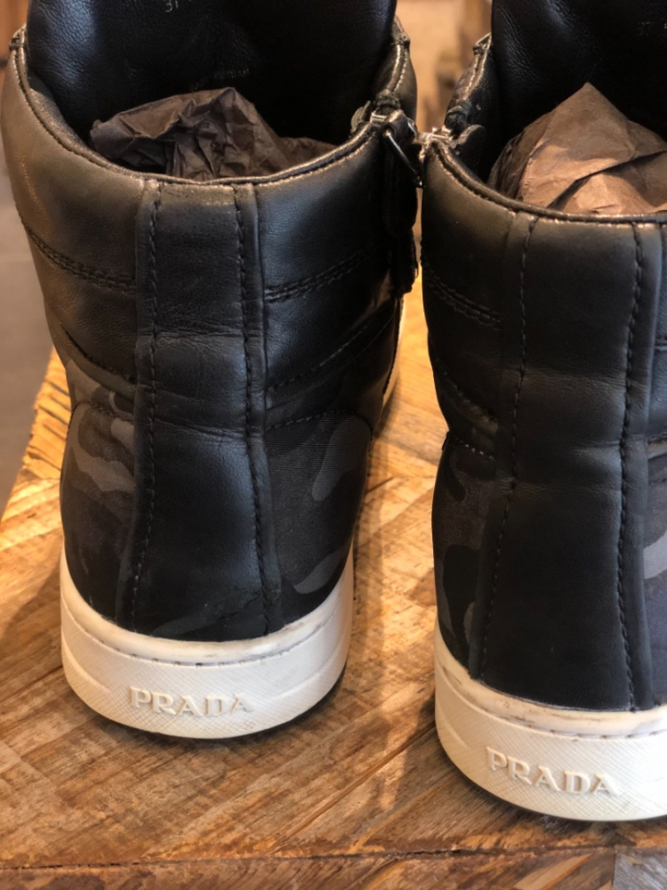 Prada Hohe Tops Turnschuhe