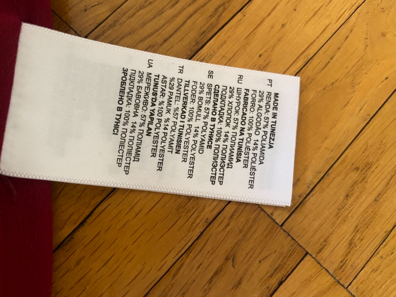 Sandro Spitze Kurzes rotes Kleid