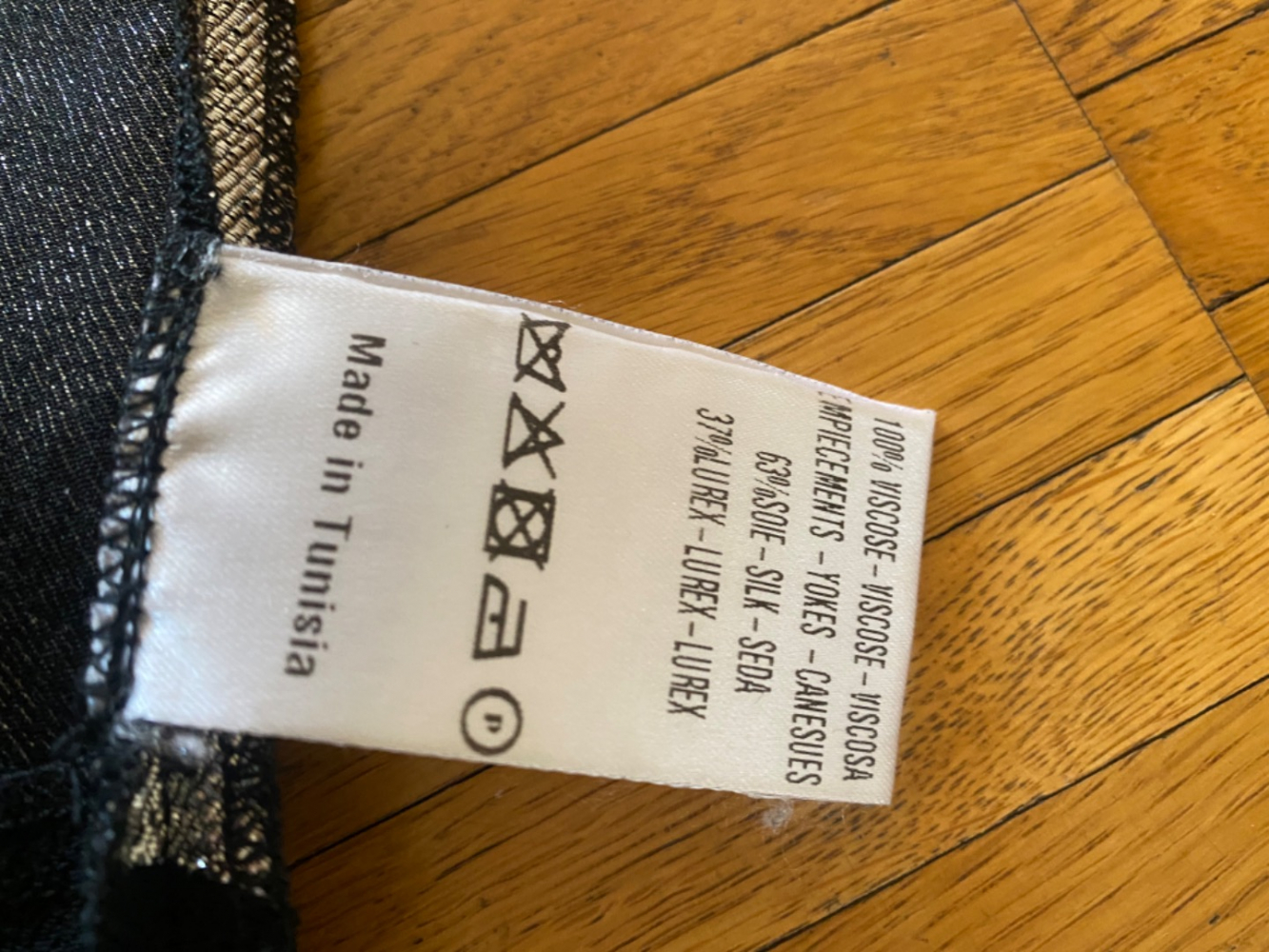 Sandro Robe courte noire Silver