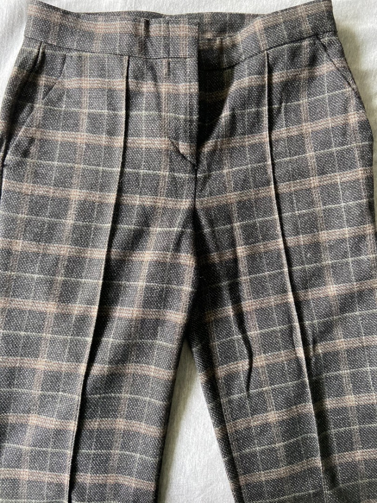 Maje Checked trousers