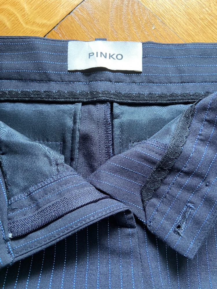 Pinko Classic blue stripe pants