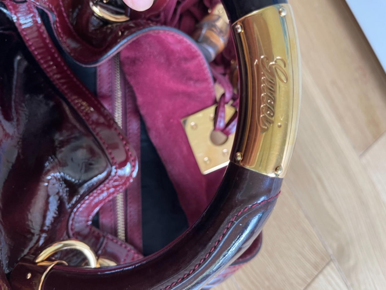 Gucci Indy Bag in Bordeaux