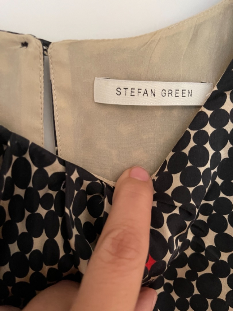 Stefan Green Beautiful silk dress