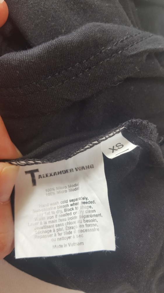 Alexander Wang asymmetrical long top