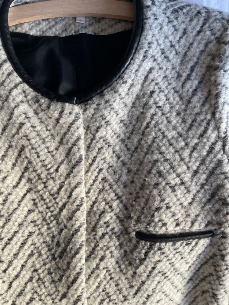 Les Petites Manteau chevron